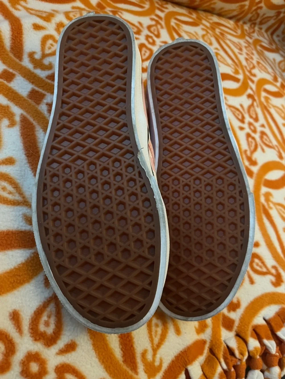 Vans pink/white Checker Slip-On - Picture 7 of 7